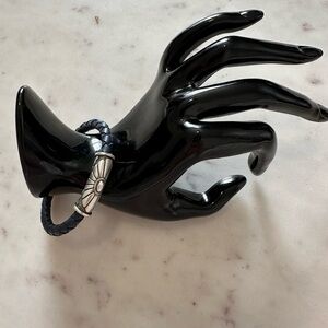 Waldeck Johnson Sterling Silver 925 Orchard Cuff Bracelet that Measures 6 in Adj